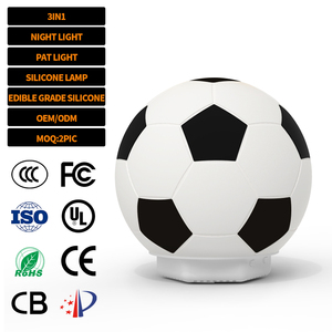 EGH 2026 Lámpara Táctil de Silicona con Forma de Balón de Fútbol 3 en 1, Luz Nocturna para Bebés y Niños, Gran Venta - Product Image 1