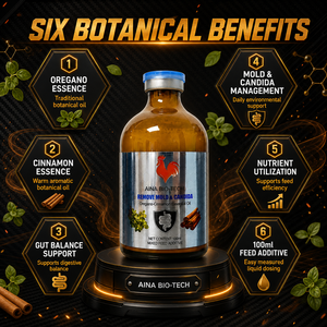AINA Orégano Natural Carvacrol Cinnamaldehído Elimina Moho <span class=keywords><strong>Candida</strong></span> Inmunidad Salud Intestinal Salud Reproductiva Suplemento para Aves de Combate 5500 - Product Image 3