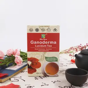 Tisane naturelle Ganoderma Lucidum Tea Boost immunité Auxiliaire réduire la graisse dans le sang Lingzhi tea