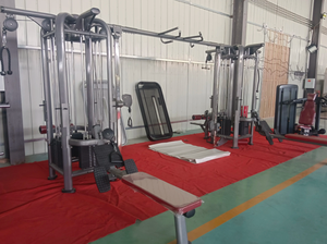 Station de fitness 8 postes à résistance réglable, directement de l'usine, capacité utilisateur max. 200 kg - Product Image 4