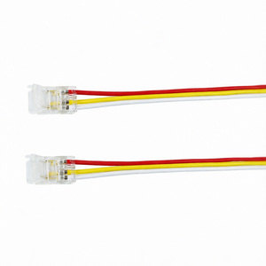 Conector de Tira LED COB de 3 Pines sin Soldadura, Doble Color, Bajo Voltaje, Material de PC, Adaptador de Empalme de Esquina sin Costuras, 810 mm, Fácil Instalación - Product Image 6