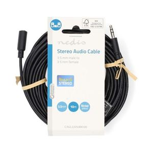 Cable de audio estéreo de 3.5mm macho a 3.5mm hembra de 10m - Product Image 3