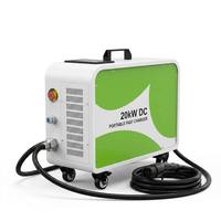 Pengisi Daya Cepat DC Portabel 20KW Input 200V hingga 750V Output 60A CCS2 GBT Plug and Play CE FCC RoHS untuk Penggunaan Armada Komersial