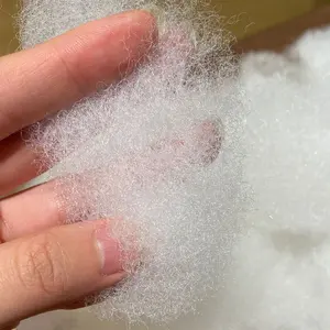 Süper yumuşak sentetik Polyester dolgu yastık Fiber