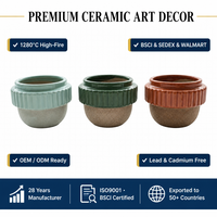 Mini pots à bonsaï classiques en porcelaine émaillée, ensemble de 14*14*11cm, kits de propagation, vente en gros pour la décoration de la maison et du jardin, pour les fleurs