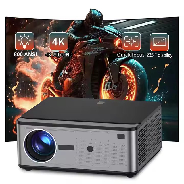 Z2 2025 New Hot Sale LCD 4K Laser Projector 1080P 800 Lumens Android 9.0 Smart Voice Remote Control Portable Projector