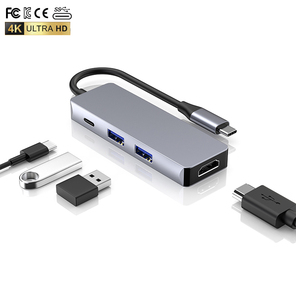4 En 1 Tipo <span class=keywords><strong>C</strong></span> Hub 4K HDMI PD Adaptador 4 en 1 HDMI Hub <span class=keywords><strong>USB</strong></span> <span class=keywords><strong>C</strong></span> Dock 4K HDMI OTG <span class=keywords><strong>USB</strong></span> 3,0 PD Puerto <span class=keywords><strong>USB</strong></span> <span class=keywords><strong>C</strong></span> Hub - Product Image 3