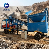 Wasserfreie Trocken-Goldgewinnungsanlage mit Motor & Antrieb, Hochleistungs-Luftabscheider für Sand und Kies, hohe Kapazität, Eterne