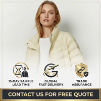 Veste d'hiver réversible en duvet pour femme avec doublure en lin - Imperméable et ultra légère - ODM OEM Veste en duvet personnalisée