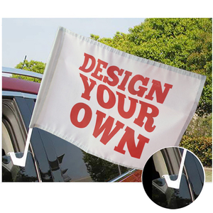 Alta calidad personalizada 30*45cm Bandera de coche iraquí Promoción de fábrica para todos los países Bandera de ventana de coche - Product Image 3