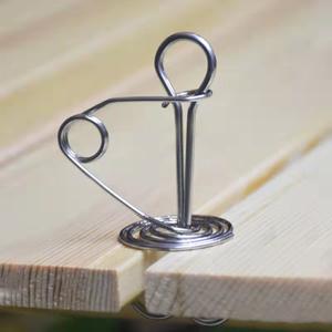 Estacas de tienda de campaña de acero inoxidable Fiery Fox Octopus Deck Nails, tipo V trigonal plateadas, para suelo, accesorios de camping al aire libre - Product Image 2