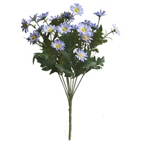 Op voorraad Kleine Kunstzijde Daisy Bloemen Miniatuur Kunstbloemen 3D Geprint Foto Props Bruiloft Huis Bloemstukken