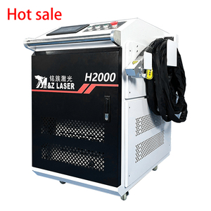 เครื่องเชื่อมและทำความสะอาดไฟเบอร์เลเซอร์แบบพกพา 4 in 1 กำลังไฟ 2000W 3000W สำหรับกำจัดสนิมโลหะ ปืนทำความสะอาดด้วยเลเซอร์ - Product Image 1