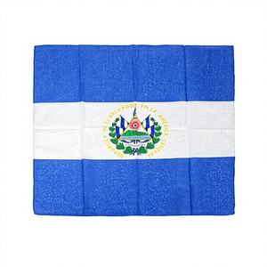 Pañuelo Étnico EB de 21 Pulgadas con Diseño de Bandera de Centroamérica, Impresión Serigráfica en Popelina de Algodón, Transpirable, para Todas las Temporadas, Accesorio para Adultos - Product Image 1