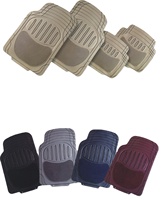 Tapis de voiture en PVC robuste 4 pièces pour Subaru Forester Justy BRZ Impreza