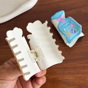 DOWELL, оптовая продажа, симпатичная мультяшная сумка, акриловая заколка для волос, модные женские аксессуары для волос - Product Image 4