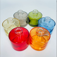 Bouteille diffuseur de parfum cylindrique en verre 100 ml avec bouchon à vis, couleur personnalisée, 100 pièces, pour diffuseur à bâtonnets domestique