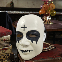 Le masque de purge Latex Grin Halloween film d'horreur déguisement effrayant Smiley croix masque pour Carnaval accessoires d'horreur