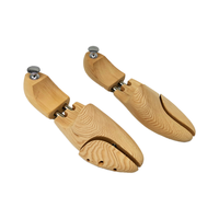 Embauchoirs en bois de hêtre deux tubes couleur bois naturel chaussure civière chaussures en cuir bottes baskets