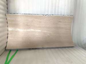 Natural White Beige Romano Travertine Marble Stone Composite <strong>Aluminum</strong> <strong>Honeycomb</strong> <strong>Panel</strong> Facade Wall Cladding - Product Image 3