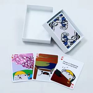Hochwertiges benutzer definiertes Anime-Spielkarten-Poker für umwelt freundliches 350gsm Papier im klassischen Stil mit Box-und Logo-Anpassung - Product Image 1
