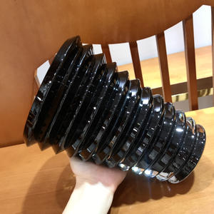 Jarrón de Cristal Baccarat Decorativo de Lujo Moderno para Mesa de Salón, Botella Transparente de Primera Calidad, Jarrón Redondo Mediano para Bodas - Product Image 2