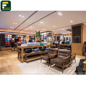 Présentoir de Boutique de Mode Minimaliste, Armoire Verticale pour Vêtements, Meuble de Présentation Commercial à Cadre Fin - Product Image 3