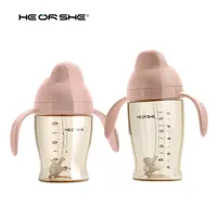 Heorshe B1 280Ml 180Ml Baby Dental Care Water Sippy Cup Fles Set Siliconen Pp Water Baby Sippy Cups met Cpc Lfgb Certifi