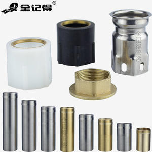 Accessoires de robinetterie de salle de bain, tuyauterie filetée en cuivre/acier inoxydable, pieds de robinet allongés, écrous de serrage pour un montage sécurisé - Product Image 3