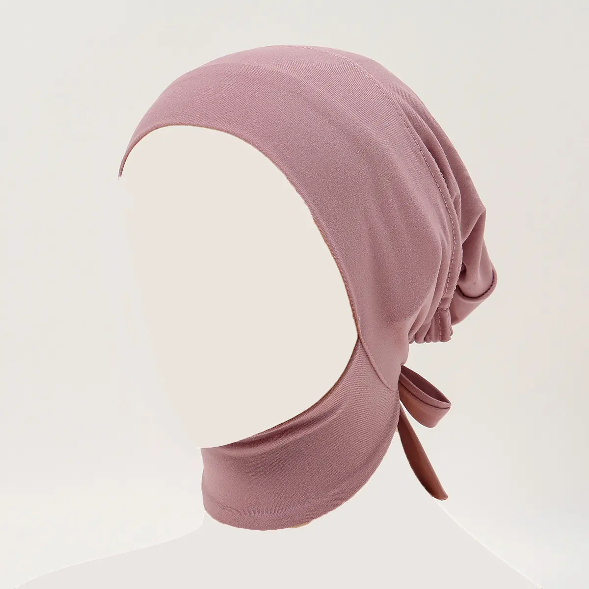 Multi-color Milk Silk Elastic Band Neck Cap Popular Hijab