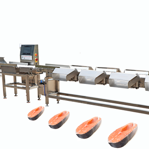 Machine <span class=keywords><strong>de</strong></span> tri <span class=keywords><strong>de</strong></span> <span class=keywords><strong>colis</strong></span> à bande transporteuse pour fruits, légumes, poisson, pommes, ail, concombre, fraises, myrtilles, avocats, <span class=keywords><strong>en</strong></span> acier inoxydable 304 - Product Image 6