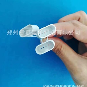 Élément chauffant en alumine Zhengzhou Gaoxin MCH96 11.2x10x20 avec fils de connexion, céramique électrothermique - Product Image 4