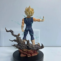 Statue d'Anime Majin Vegeta à 2 Têtes de Dragon Mobile, Modèle de Jouet en PVC, Modèle de Dessin Animé Unisexe, 33cm