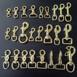 Strong Solid Brass Bolt Swivel Snap <strong>Hook</strong> <strong>Clip</strong> for Dog Leash DIY Leather Crafts Bag Hardware - Product Image 6