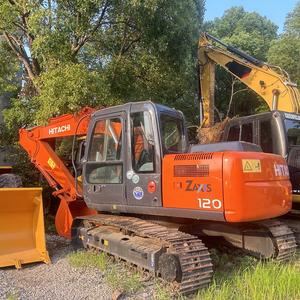 En stock – Excavatrice Hitachi ZX120 2023 de 12 tonnes, machine sur chenilles, moteur Isuzu, excellent état, à Shanghai, directement du Japon - Product Image 2