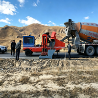 Machine à extruder les bordures et les trottoirs en béton, modèle chenillé, la plus vendue, pour la construction de routes et d'autoroutes
