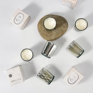 Creative Cup-Shaped Scented Jar Aromatherapy Plant <b>Essential</b> <b>Oil</b> Soy Wax Home Use Smokeless Fragrance Light Luxury Candle - Product Image 1