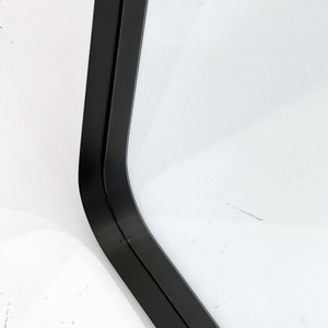 Modern Rectangular 24x36 Inch <strong>Black</strong> Wall Mounted <strong>Mirror</strong> With <strong>Metal</strong> <strong>Frame</strong> for Hotel Bathroom Use - Product Image 5