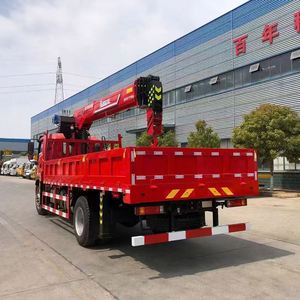 Camion grue Shacman 4x2 10 tonnes à bras articulé 5 sections, levage entièrement hydraulique, transport de marchandises - Product Image 4