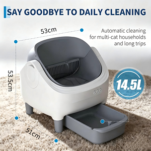 Lettiera per gatti AFP Effortless Odor Control & Smart con WIFI, autopulente, per più gatti - Product Image 6