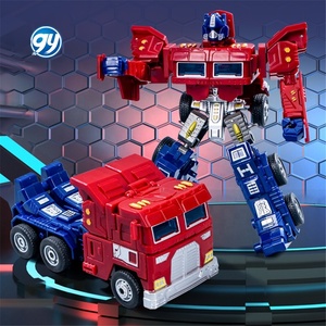 Caja de Color Venta caliente Manual Transform Car Deformation Truck <span class=keywords><strong>Toy</strong></span> para niños Transformersed Toys Action <span class=keywords><strong>Robot</strong></span> Plastic ABS Boys - Product Image 4