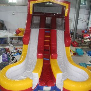 Tobogán Acuático Inflable Doble para Niños, de PVC, para Fiestas Comerciales al Aire Libre, Capacidad de 1000 kg, en Oferta - Product Image 1