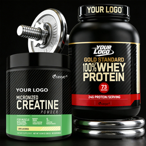 Pack Fitness Marque Blanche - Protéine de Lactosérum de Haute Qualité 24g & Créatine Monohydrate 5g Sans Arôme <span class=keywords><strong>Prix</strong></span> de Gros - Product Image 1