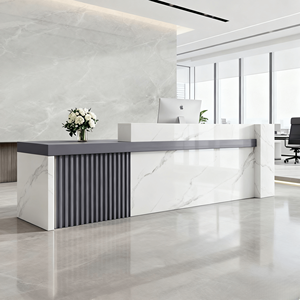 Moderno legno massello durevole oblungo commerciale <span class=keywords><strong>Reception</strong></span> <span class=keywords><strong>ufficio</strong></span> <span class=keywords><strong>ufficio</strong></span> di lusso <span class=keywords><strong>Reception</strong></span> <span class=keywords><strong>Reception</strong></span> <span class=keywords><strong>ufficio</strong></span> esecutivo - Product Image 2
