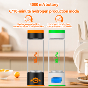 Tuổi thọ pin dài USB/Battery Powered xách tay Hydrogen chai nước với nồng độ cao 2000ppb + 420ml cho xe ngoài trời sử dụng - Product Image 3