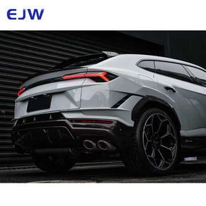 Pour 18-22 <span class=keywords><strong>Lamborghini</strong></span> <span class=keywords><strong>Urus</strong></span> amélioré 23 <span class=keywords><strong>Urus</strong></span> P-type Kit de bordure en Fiber de carbone sec voiture carbone sec avant et arrière barres couverture - Product Image 6