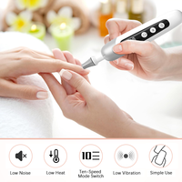 Perceuse à ongles électrique sans fil 10 vitesses 4500 tr/min Type C rechargeable pour manucure pédicure, lime à ongles pour usage domestique et professionnel, marque privée OEM