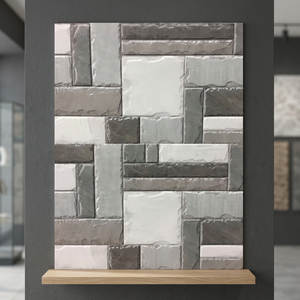 Vistaar Color brillante ladrillo porcelana Diseño 300x600mm 30x60cm 12x24in moderno Micro cristal esmaltado cerámica elevación azulejos - Product Image 2