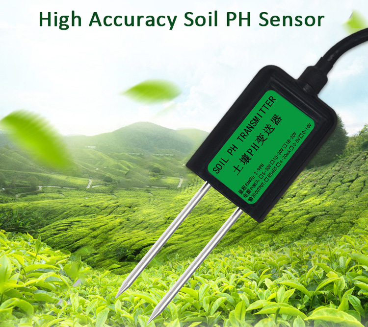 Station météo utilisant numérique portable sol ph sonde rs485 sol ph mètre testeur