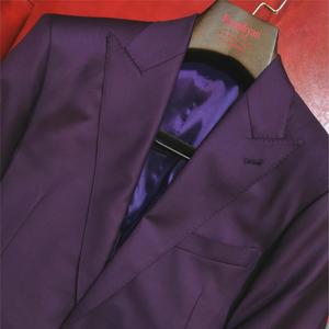 <span class=keywords><strong>Costume</strong></span> d'affaires 3 pièces violet sur mesure pour homme RYAN&YAN, 100 % laine, style <span class=keywords><strong>italien</strong></span>, tissu respirant, faible MOQ, B2B & Vente privée, ODM sur mesure - Product Image 2